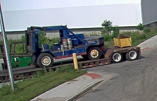Blue Forklift Small